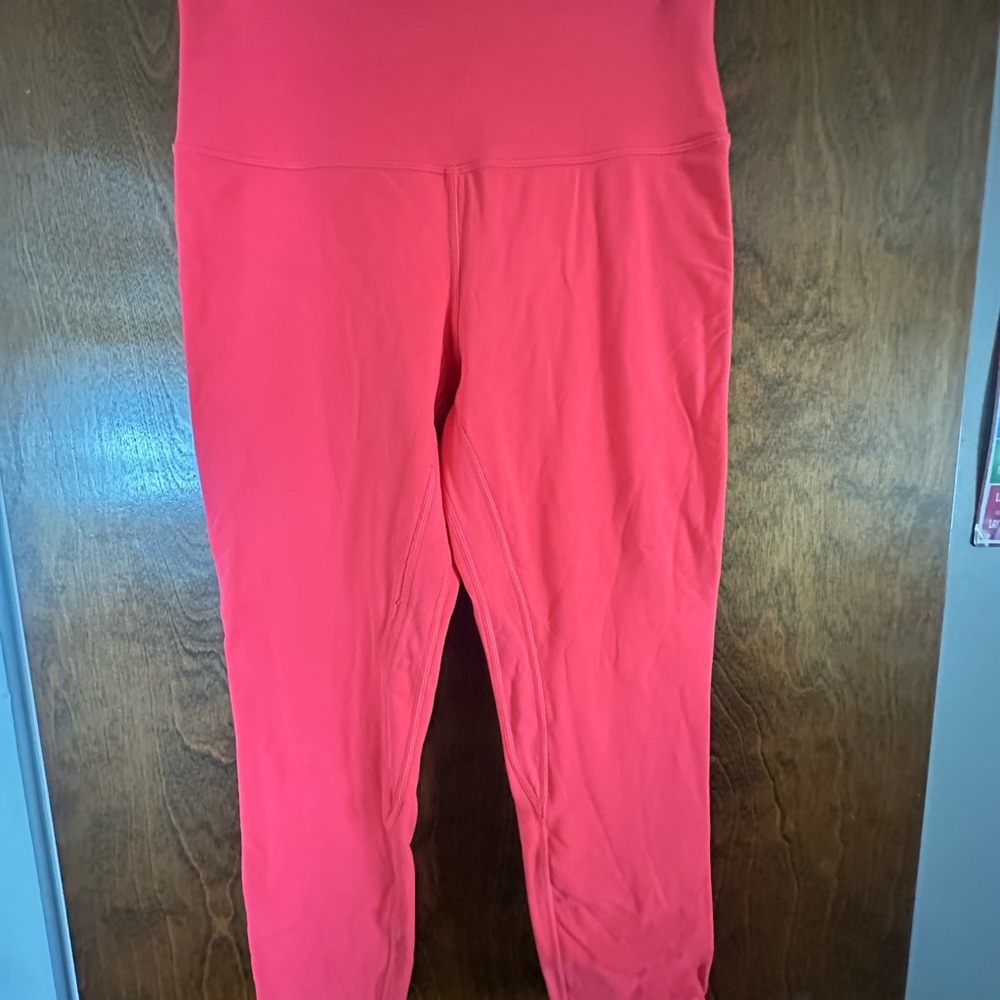 Lululemon Hot Pink High-Rise Align Capri Leggings - Picture 5 of 10
